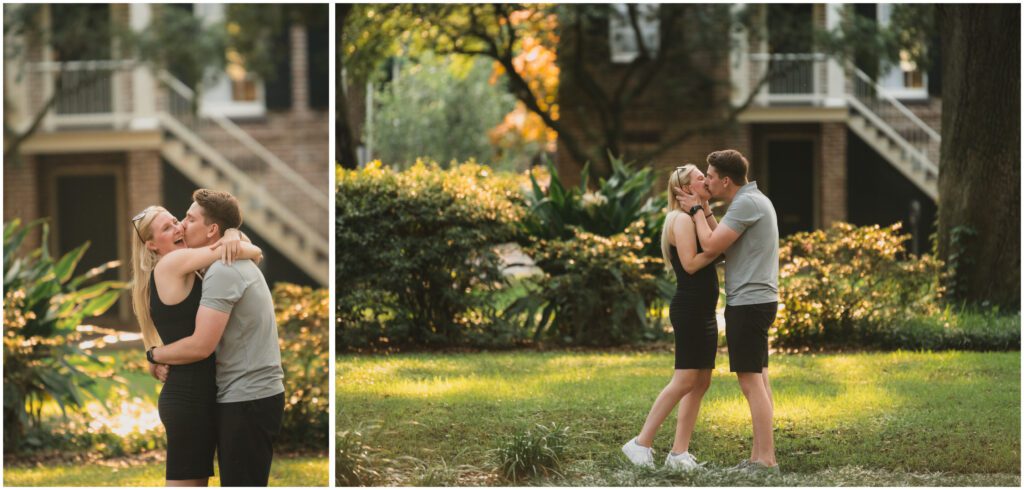 Savannah, Georgia marriage proposal.