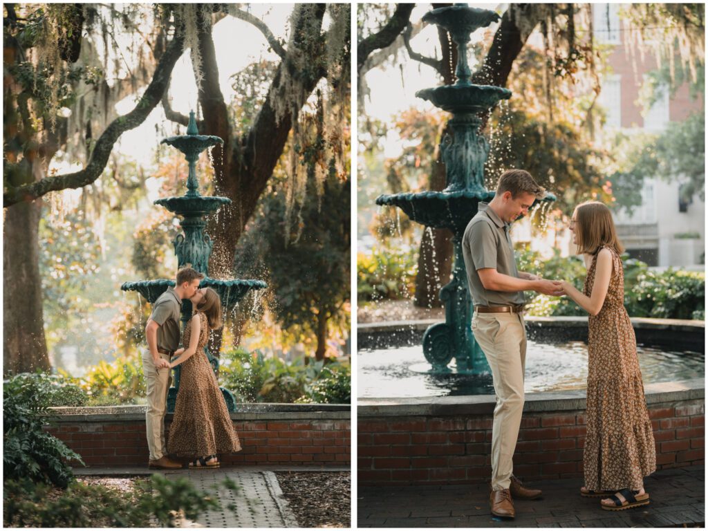 Savannah Surprise Proposal. Savannah photographer.