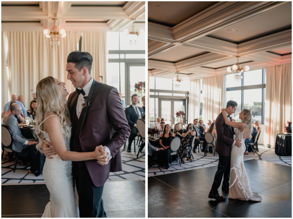 First dance at The Perry Lane in Savannah Georgia