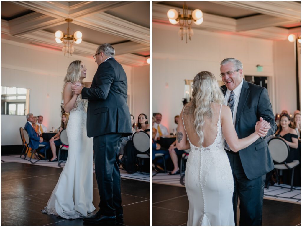 bride and father first dance Perry Lane