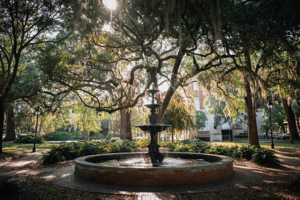 Lafayette Square is on eof our most requested locations to propose in Savannah, Georgia
